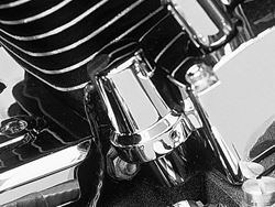 Picture of Kuryakyn 8136 Kuryakyn Oil Pressure Sending Unit Switch Cover