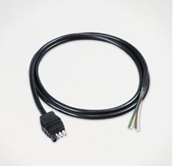 Picture of Wesbar 787268 4-Flat Trailer End Connector, 8' Jacketed Cable