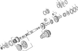 Picture of Andrews 204280 Andrews Main Drive Gear