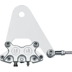 Picture of Performance Machine 1272-0052-P Performance Machine 4 Piston Rear Brake Caliper for Rigid Custom Applications with 11.5 in Disc Polished
