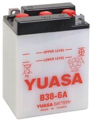 Picture of Yuasa Batteries YUAM2614J Yuasa YUAM2614J B38-6A Battery