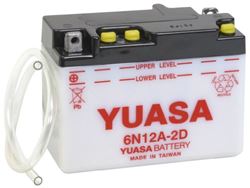 Picture of Yuasa Batteries YUAM2612D Yuasa Battery YUAM2612D 6N12A-2D YUASA BATTERY