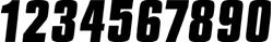 Picture of Factory Effex 02-4489 Factory Effex Standard Numbers 8in. - White - No. 9 02-4489