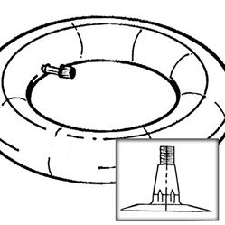 Picture of Carlstar 320420 Tube 16 X 6.50/7.50-8 Tr13