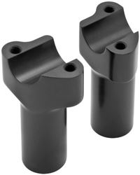 Picture of Wild 1 WO529B Wild 1 Chubbys 1-1/4" Black Billet 3-1/2″ Riser Set