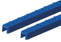 Picture of Snowbug SRG-853 Sno Bug Squre Style Rail Grips - Blue