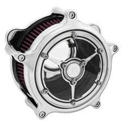 Picture of Roland Sands Design 0206-2059-CH Roland Sands Design Chrome Clarity Air Cleaner
