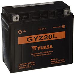 Picture of Yuasa Batteries YUAM720GZ Maintenance Free Battery - GYZ20L