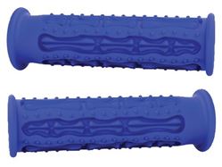 Picture of Motogrip BL-ONE-FG Moto-Grip Skeleton Fingerz Grips-Harley, Blue