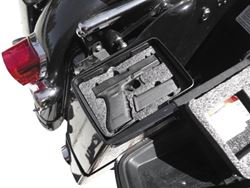 Picture of Hardbagger TS100HD-GLK HardBagger Top Shelf Glock Foam Saddlebag Insert TS100HD-GLK