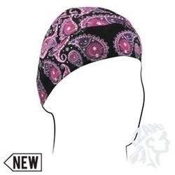 Picture of Zan Headgear Z691 ZAN headgear Purple Paisley Flydanna Head Wrap