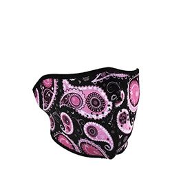 Picture of Zan Headgear WNFM162H ZAN headgear Purple Paisley Neoprene Half Mask