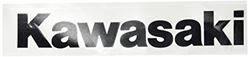 Picture of Factory Effex 12-94114 Black 1' (Kawasaki) Die-Cut Sticker