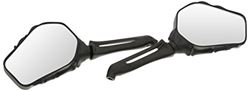Picture of Kuryakyn 1758 Skeleton Hand Mirrors Blk/blk
