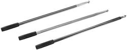 Picture of Kuryakyn 862 Kuryakyn Round Grooved Two-Tone Billet Antenna