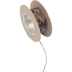 Picture of NAMZ NWR-19-100 NAMZ Custom Cycle Brown/White 18-Gauge Wire