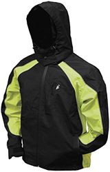 Picture of Frogg Toggs NT65119-481-LG Kikker Ii Rain Jkt Blk/lime Lg