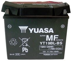 Picture of Yuasa Batteries YUAM6219BL Yuasa (YUAM6219BL) YT19BL-BS Sealed Battery