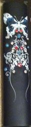 Picture of Hair Glove 31841 Hair Glove 8" Leather Tribal Turquoise Butterfly