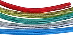 Picture of Helix Racing Products 516-4733 Braid Fuel Line Red 3ft 5/16"