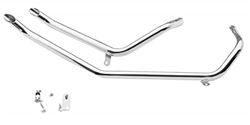 Picture of Paughco 719B2A Paughco Goose cut Upsweep Exhaust System for Rigid Frame Sportster