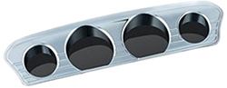 Picture of Kuryakyn 7284 Kuryakyn Chrome Tri-Line Gauge Trim