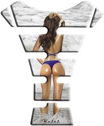 Picture of Keiti KT6700 Keiti Tank Protector - Beach - Bikini Girl KT6700