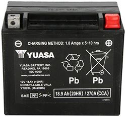 Picture of Yuasa Batteries YUAM420BS Maintenance Free Battery