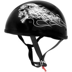 Picture of Skid Lid Helmets 646929 SL ORIGINAL BIKER SKULL LG