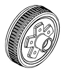 Picture of Relable Machine 5-1000-04-01 Brake Drum 5 On 4-1/2