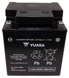 Picture of Yuasa Batteries YUAM6230XPW Yuasa (YUAM6230XPW) YIX30L-BS-PW Sealed Battery