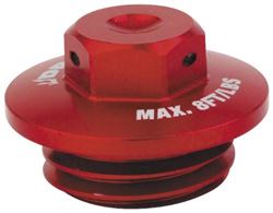 Picture of Driven Products DOFP-YA-RD Driven Racing Oil Fill Cap - Red DOFP-YA-RD