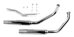 Picture of Paughco 730ETM Paughco 1-3/4″ Staggered Tapered Exhaust for FX Shovelhead