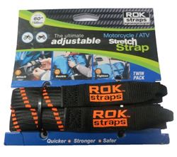 Picture of ROK Straps USA ROK10031 Rok Strap Hd 1" Blk/org 2pk