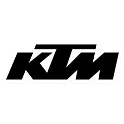 Picture of Factory Effex 19-94552 Die-Cut Stickers Ktm Black 1'
