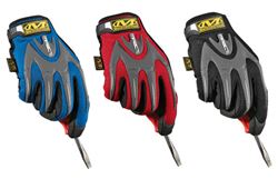 Picture of Mechanix Wear MPT-58-008 M-Pact Impact Protection Gloves, Black/Grey, Small