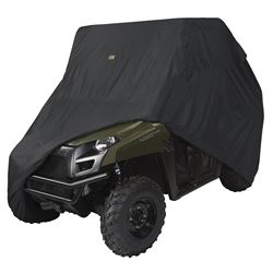 Picture of Classic Accessories 18-070-040401-00 Classic Accessories Quadgear Utv Storage Cover, Fits Mid-Sized 2 Passenger Utvs Up To 113"l X 60"w X 70"h, Large, Black