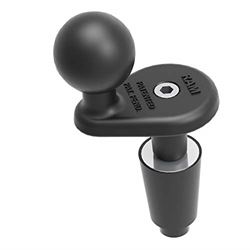 Picture of Ram Mounts RAM-B-342U Motorcycle Fork Stem Ball Basewith B Size 1" Ball For Stems 12mm To 38mm In Diameter