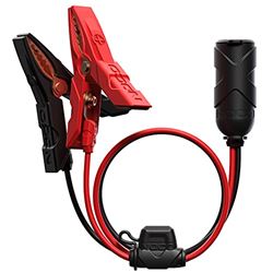 Picture of Noco Genius GC017 15a 14awg 12v Adapter, Heavy-Duty Cigarette Lighter Plug, And Female Socket With Battery Clamps