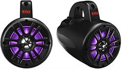 Picture of Boss Audio Systems B40RGB Atv Utv Weatherproof Waketower Speaker System Amplified, 4 Inch, Full Range, 2 Way, Bluetooth, Rgb Led Illumination, Ipx5 Rated Weatherproof, Sold In Pairs