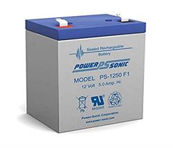 Picture of Power Sonic PS1250F1 Battery/12 Volt Sealed 5 Amp/hr