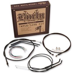 Picture of Burly B30-1010 Burly Brand 14″ Ape Hanger Cable/Brake Kit for Softail