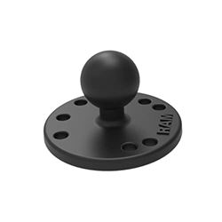 Picture of Ram Mounts RAM-B-202U Round Plate With Ballwith B Size 1" Ball