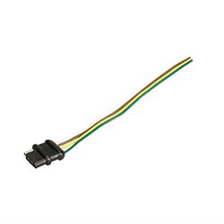 Picture of Del City 74485/100 Trailer Connector 4 Contact Flat Female End Only With 48" Wire