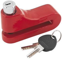 Picture of Bully 1581L-RD Bully Locks 1581L-RD DISC LOCK 10MM RED