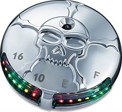 Picture of Kuryakyn 7357 Zombie Led Fuel/bttry Gauge
