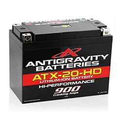Picture of Antigravity Batteries AG-ATX20-HD Atx20-Hd Heavy Duty Lithium Ion Battery With Dual Polarity And Battery Management System (bms) 900 Cca 5.18 Pounds 30ah -