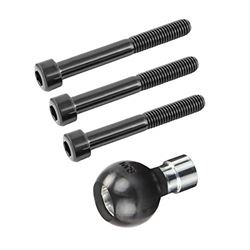 Picture of Ram Mounts RAM-B-367U U Motorcycle Handlebar Clamp Base With M8 Bolts With B Size 1" Ball