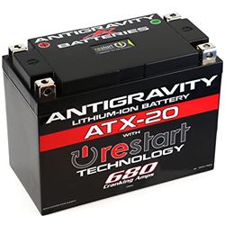 Picture of Antigravity Batteries AG-ATX20-RS Antigravity Atx20 Performance Lithium Motorcycle Powersport Battery Built-In Jump Starting, 10ah, Utv, Jet Ski, Generator, Victory, Harley, Indian