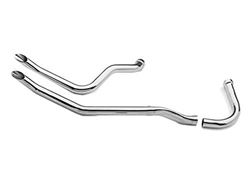 Picture of Paughco 719-1GUS Paughco Goose Cut Upsweep Exhaust for Evo Sportster
